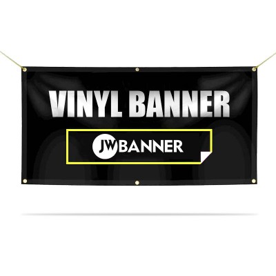 外贸定制广告横幅Vinyl banner户外防风网眼布pvc喷绘布彩色条幅图5