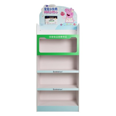 定制安迪板展示架商品零食kt板置物架保健品陈列架商超雪弗板货架图3