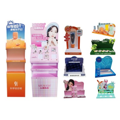 商超广告促销雪弗板货架pvc安迪板批发定制落地桌面商品展示架图3