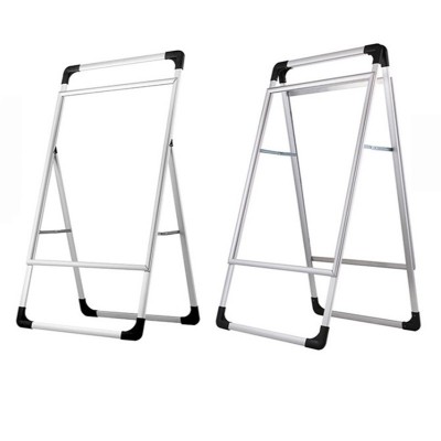 铝合金手提海报架招工广告牌展示架户外折叠立式落地式KT板A字架图4