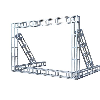 广东工厂批发舞台桁架婚庆背景架户外广告行架热镀锌方管钢铁衍架图5