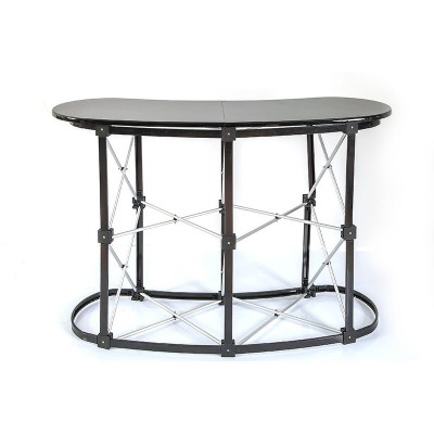 伟易达展示架工厂供应拉网前台铝合金接待台折叠展示台促销展台图3