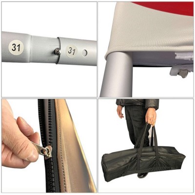 跨境快幕秀展会背景墙上海工厂豪华热升华经编布签到墙拉网展架图4