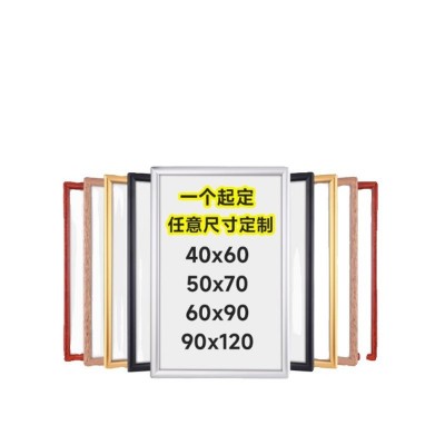 海报框铝合金开启式广告框挂墙宣传展示牌可更换相框电梯广告批发图4