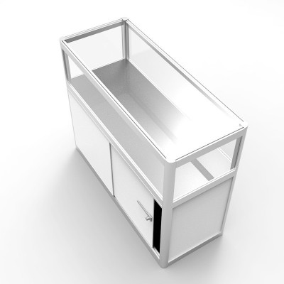 商场样品玻璃展示柜珠宝化妆品首饰眼睛柜台博物馆文物展览陈列柜图5