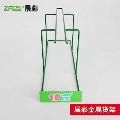金属铁线小展架袋装挂条果泥酱挂钩陈列架商超卖场桌面小号促销架图4