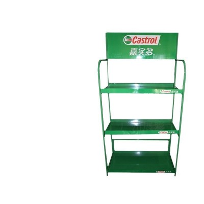 嘉实多汽车用机油展示架金属铁艺润滑油展架汽配专卖店落地式货架图5