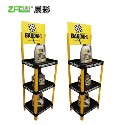 注塑货架HIPS塑料展示架PP塑料展架70X35三层小货架食品促销架图3