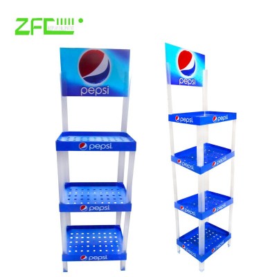 注塑货架HIPS塑料展示架PP塑料展架70X35三层小货架食品促销架图2