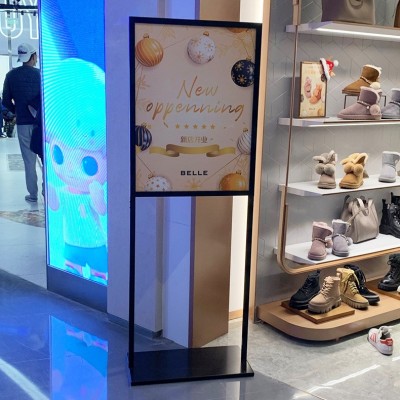 立牌展架商场快餐店宣传落地展示架kt板展架超市卖场广告 水牌展架图4