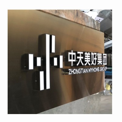 吴江标识工厂定制发光字户外门头招牌 led不锈钢立体发光字广告牌图5