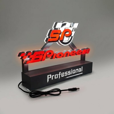 亚克力迷你发光字门头广告招牌制作户外室内广告牌LED灯背光字图2