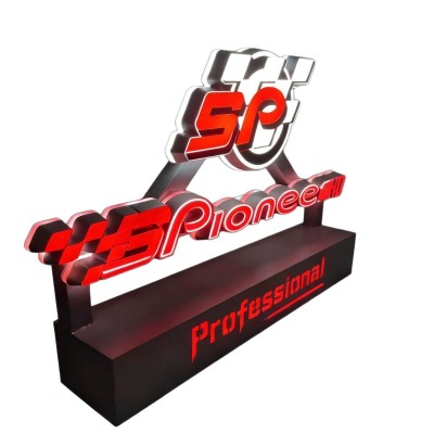 亚克力迷你发光字门头广告招牌制作户外室内广告牌LED灯背光字图5