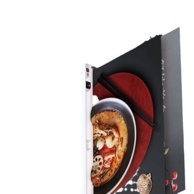 移动双面可充电式磁吸A4A5超薄抽画吧台灯箱 LED发光海报架展示架图5