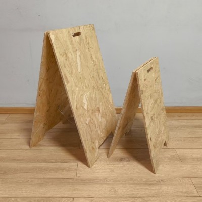 立式广告展示牌a型展架宣传活动展板支架落地实木质手提海报架子图4