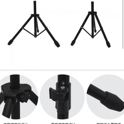 落地KT板展架POP海报架广告立式升降架子铁质双面三角 挂画架图4