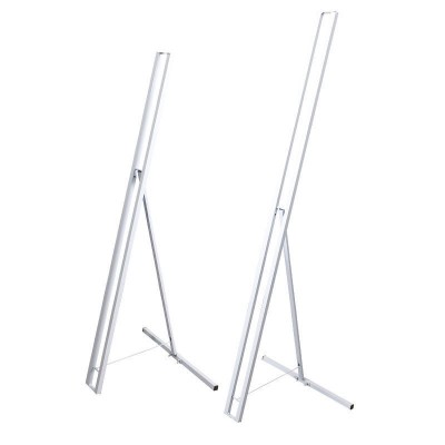 方管人像支架H型立人支架立牌展板kt板展架人形立牌人像 立牌支架图5