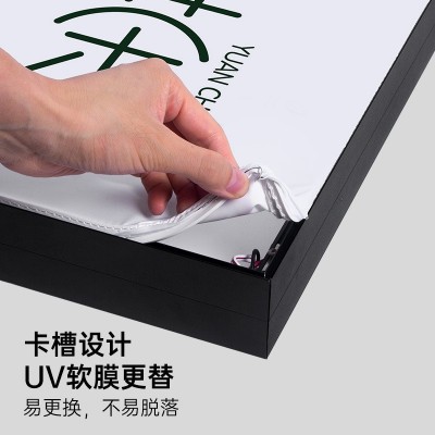 双面灯箱户外防水门头悬挂横挂竖挂吊挂侧挂led发光广告招牌制作图4