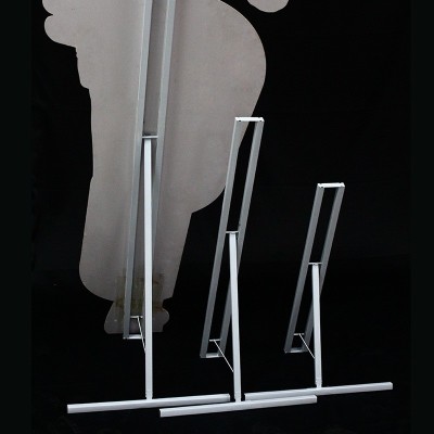 kt板支架可伸缩广告牌架子婚庆背景订婚支架落地户外防风人形立牌图2