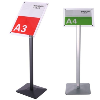 指示牌立式展架亚克力水牌导向牌广告牌A3A4落地立牌展示牌引导牌图5