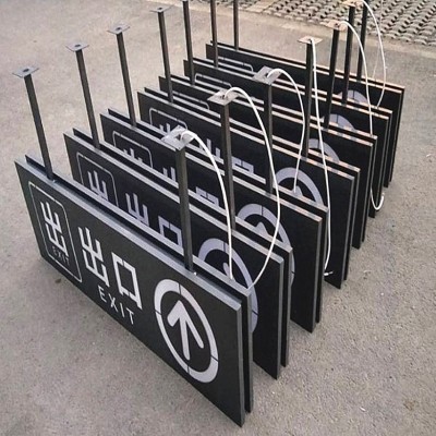 镂空灯箱招牌铁艺双面店铺广告牌门头户外立式不锈钢亚克力灯箱图4