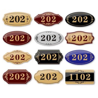 亚克力楼栋牌楼号牌楼层牌单元牌门号牌亚克力标牌定 制厂家图4