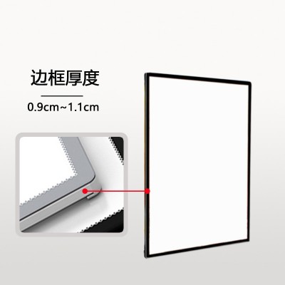 厂家直销led直插式充电式钢化玻璃超薄抽画灯箱发光展示牌价目表图4