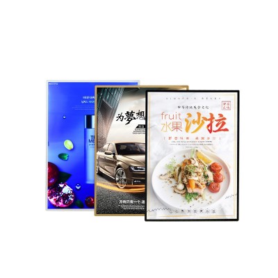 led超薄灯箱价目表广告牌发光展示牌铝合金钢化玻璃抽画灯 箱定制图5