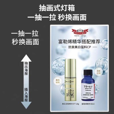 超薄led抽画灯箱玻璃商场奶茶店室内挂墙招牌产品发光广 告牌供应图3