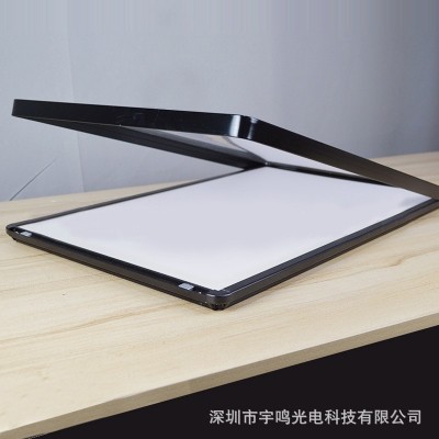 分体圆角广告 电梯发光led超薄灯箱 点餐牌奶茶店发光广告牌厂家图2