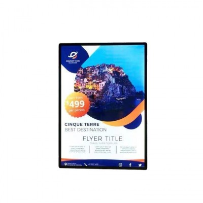 分体圆角广告 电梯发光led超薄灯箱 点餐牌奶茶店发光广告牌厂家图5