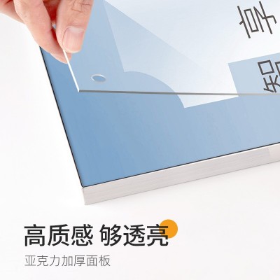 铝合金海报框展示框亚克力无边框画框相框挂墙窄边磁吸展板广告框图3