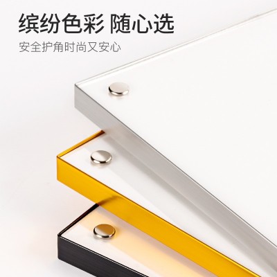 铝合金海报框展示框亚克力无边框画框相框挂墙窄边磁吸展板广告框图2