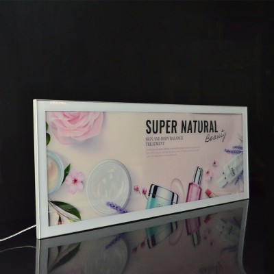 17mm单面货架灯箱 化妆品商场药店灯箱 LED广告牌灯箱厂家现货图2