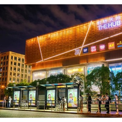 枢纽站灯箱广告