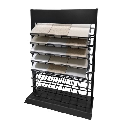 石英石瓷砖小样地砖展示架陶瓷瓷片样块桌面专用架石材样品金属架图5