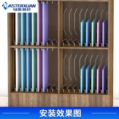 橱柜衣柜样板托钩不锈钢色板钩铁托样板展示钩木板样品直角钩展示图3