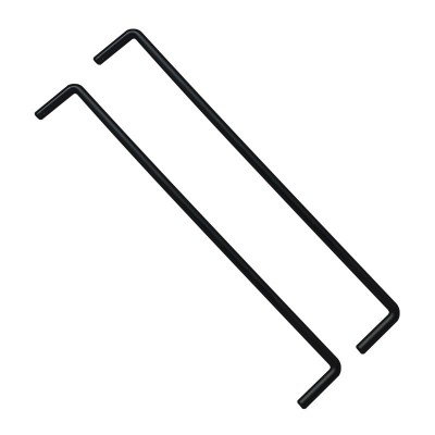 橱柜衣柜样板托钩不锈钢色板钩铁托样板展示钩木板样品直角钩展示图4