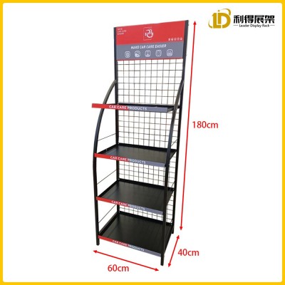 汽配维修店商品货架调制机油展示架柴油润滑油收纳架蓄电池陈列架图2