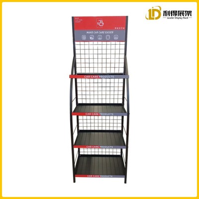汽配维修店商品货架调制机油展示架柴油润滑油收纳架蓄电池陈列架