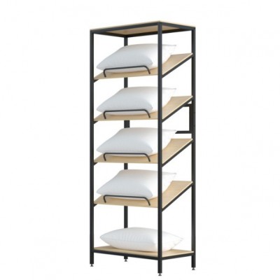 厂家直批乳胶枕头展示架高档橡胶枕芯展架床上用品货架铁质拆装式图2