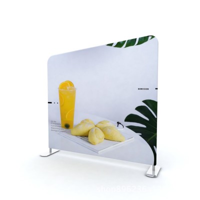 钰厚厂家快幕布秀背景弧形 快幕秀背景墙 签到背景 展示架