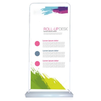 门型展架80×180 室内户外立式广告海报架易拉宝铁质注水展示架图5