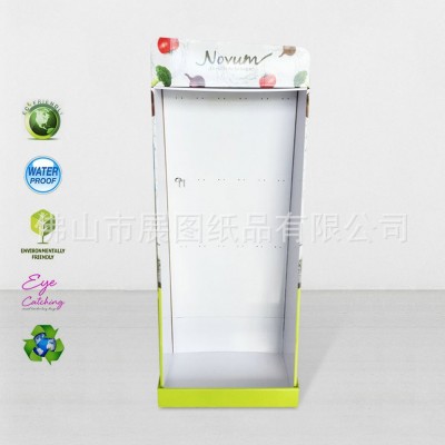 美妆挂勾纸展示架挂勾纸板架子饰品挂钩纸展架超市展会挂 勾纸货架图3