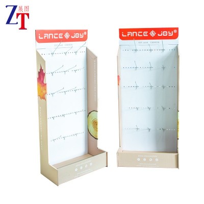 美妆挂勾纸展示架挂勾纸板架子饰品挂钩纸展架超市展会挂 勾纸货架图5