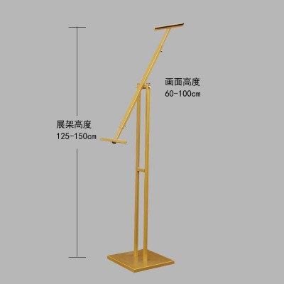 KT板挂画架斜面室内外展示展览材料广告架写真立牌海报架展示架图2