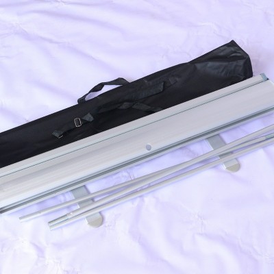 铝合金加厚易拉宝广告展架室内海报架画面易拉宝铝合金广 告展示架图2