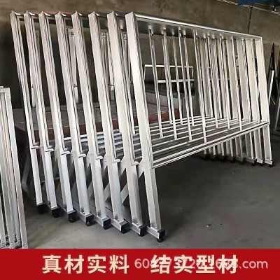 不锈钢户外宣传栏党建公示栏移动公告栏开启式广告栏公司展板架图4