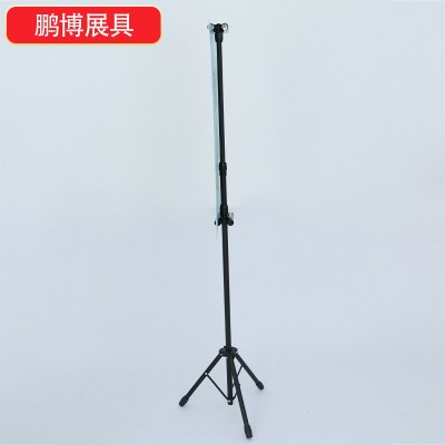 升降铁质三脚架磨砂款三脚架商场立牌展示架婚庆广告展示海报架图2