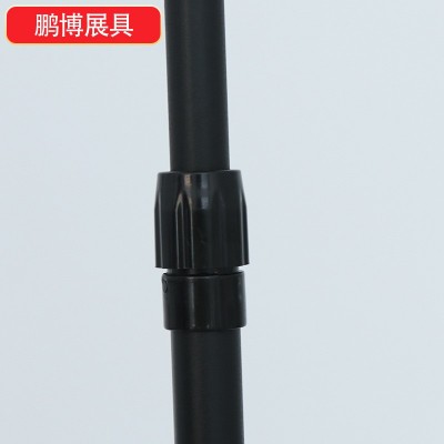 升降铁质三脚架磨砂款三脚架商场立牌展示架婚庆广告展示海报架图4